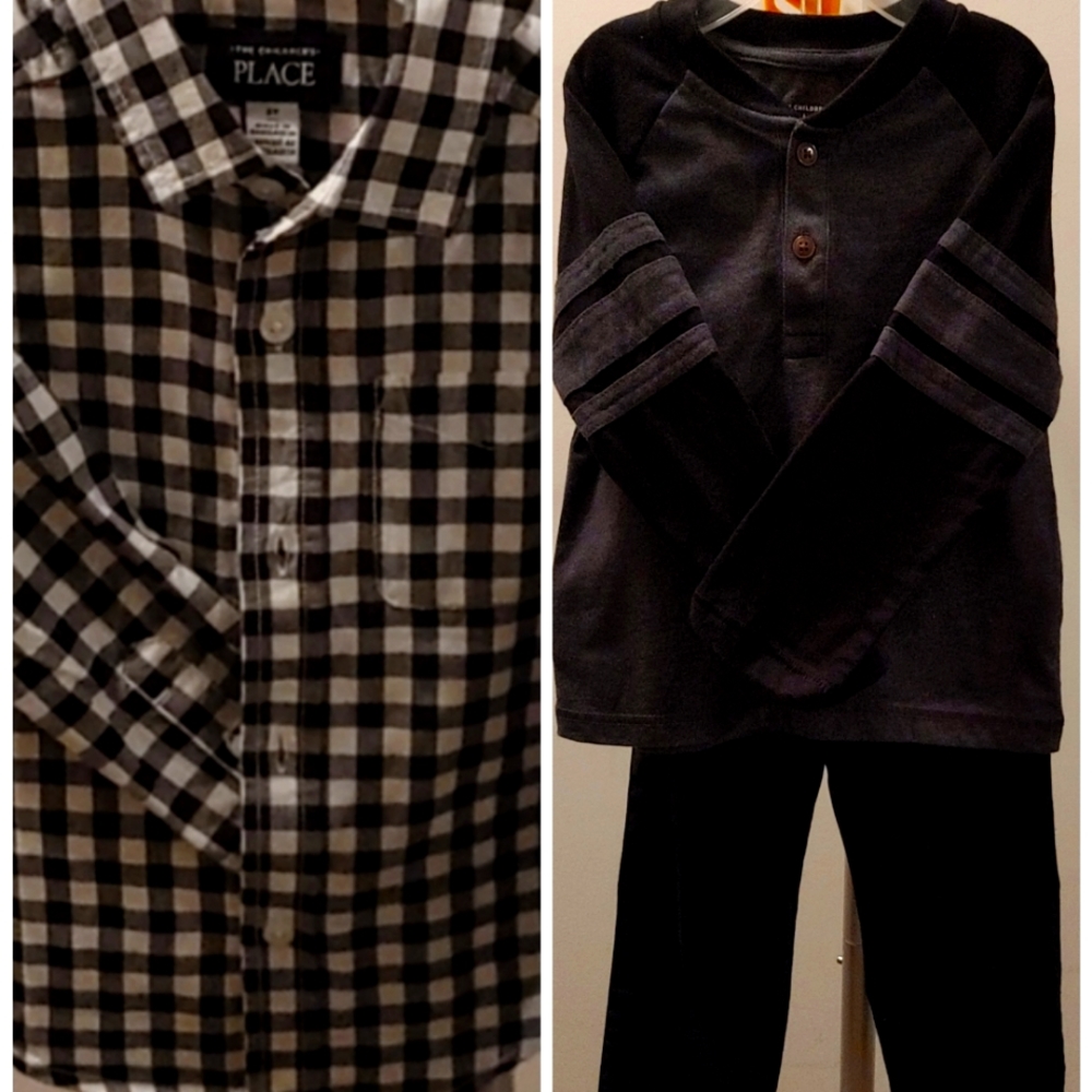 LIKE NEW sz3T MatchSet, WITH EXTRA SHIRT!!!.Cleaned,Lightly Pressed&Ready to go.